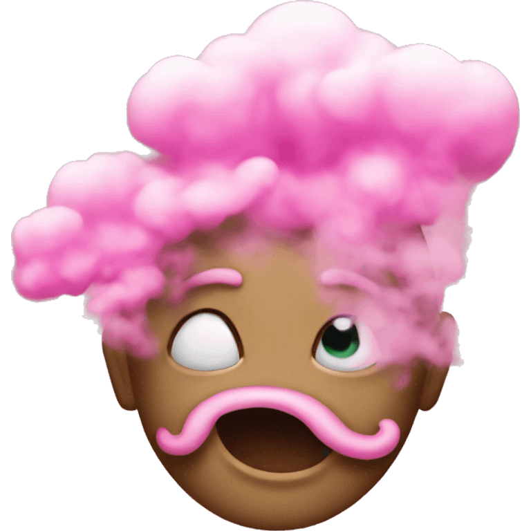 Pink smoke  emoji