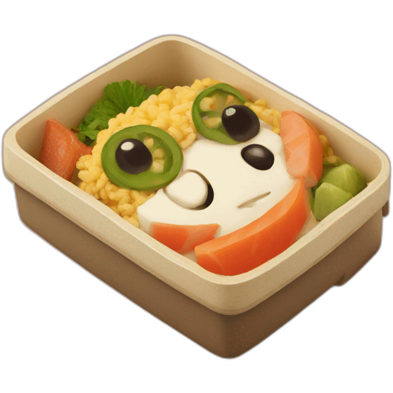 Bento box emoji