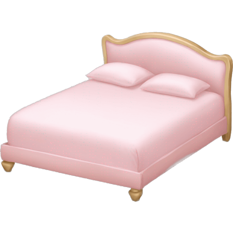 Light pink silk bed emoji