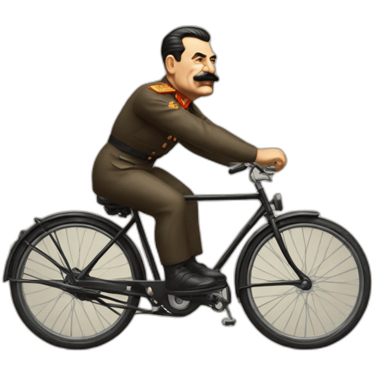 Stalin on bike emoji