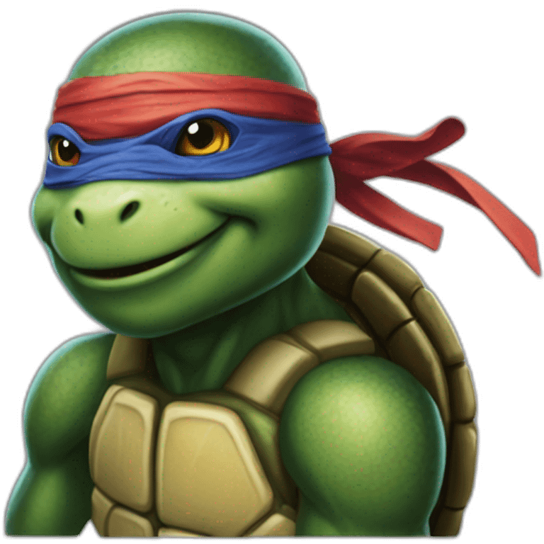 ninja turtle hyper realistic emoji