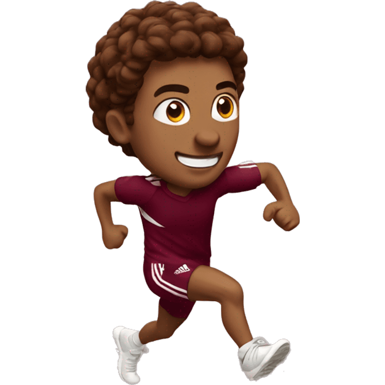 burgundy running\ adidas emoji