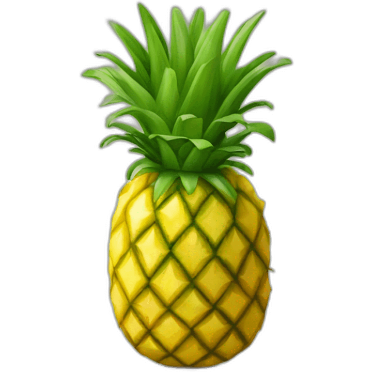 Ananas qui rigole emoji