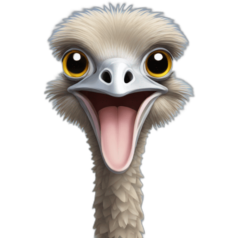 ostrich emoji