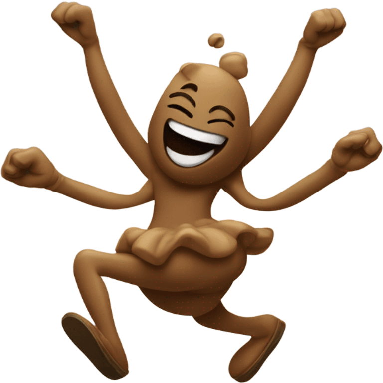 dancing poop emoji