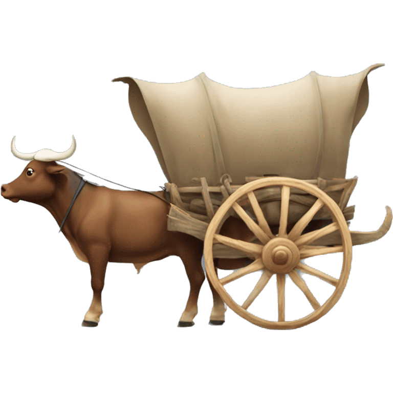 Two bullock cart emoji