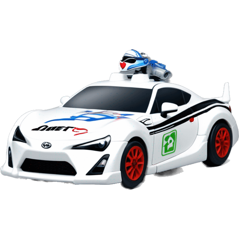 Radio Controlled Captain Rex themed 2013 Toyota 86 shaped like a Formula One race car with exposed wheels  emoji