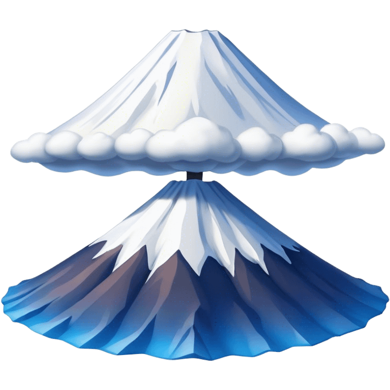 Cinematic Realistic Mount Fuji Emoji  emoji