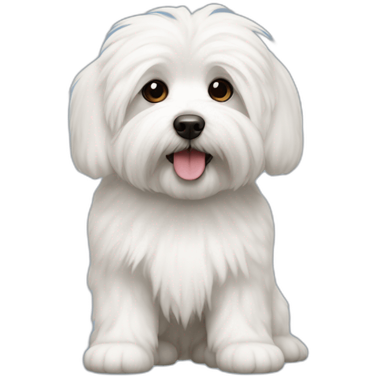 Coton de tulear emoji