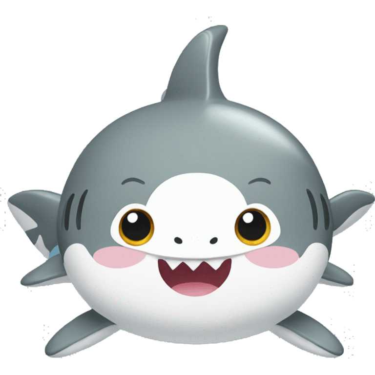 cute kawaii baby shark emoji