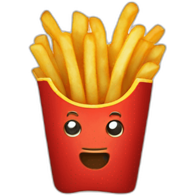 one stick of fries emoji