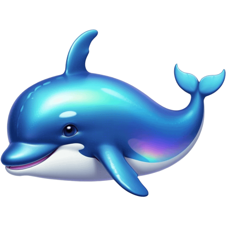 As a whale emoji