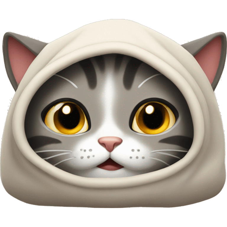 funny cozy cat emoji