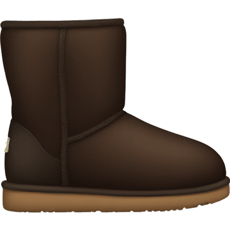 dark brown uggs emoji