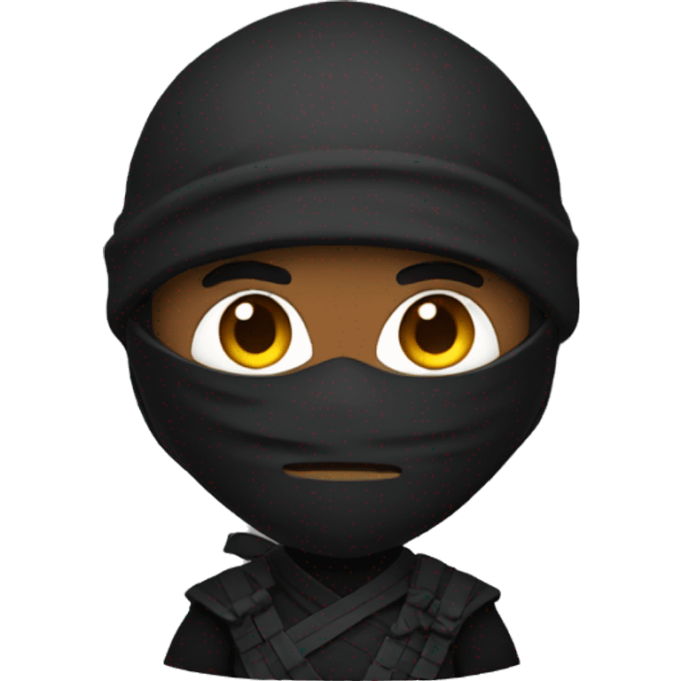 Black ninja emoji