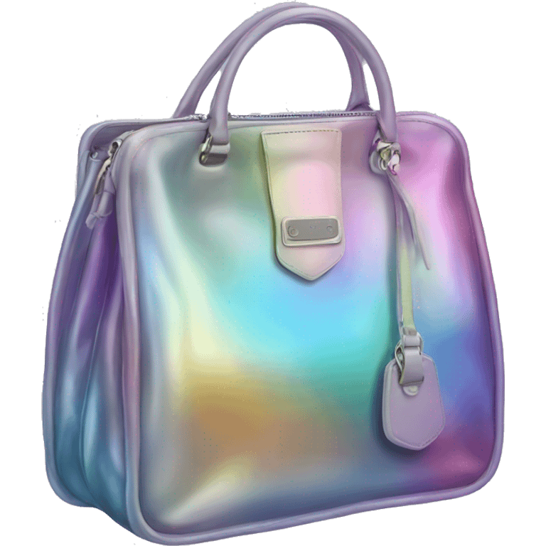 Iridescent prada bag emoji