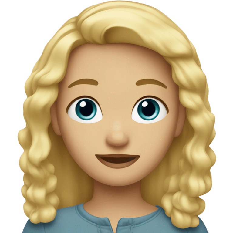 Blonde girl emoji