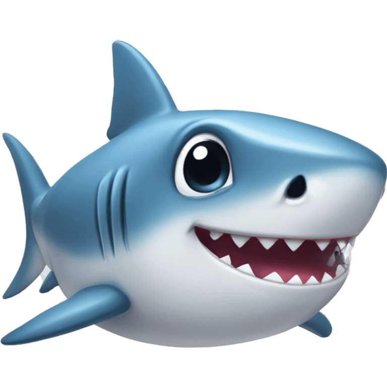 A cute baby shark emoji