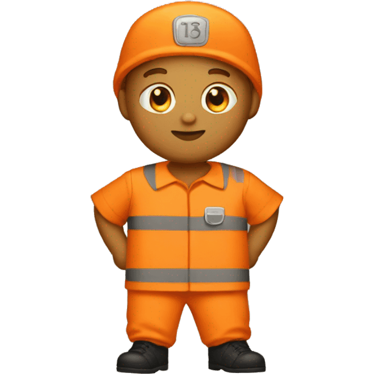 orange prison uniform emoji