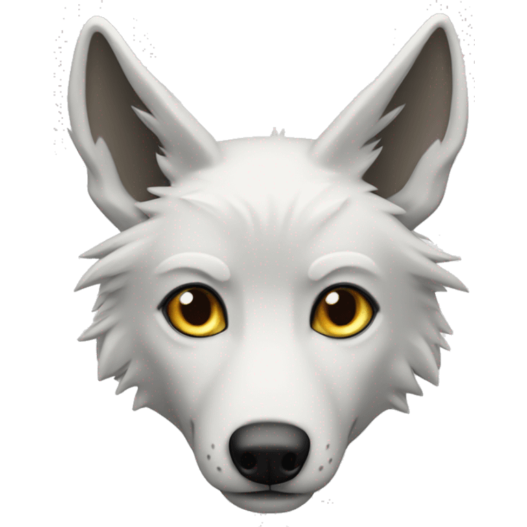 Loup blanc  emoji