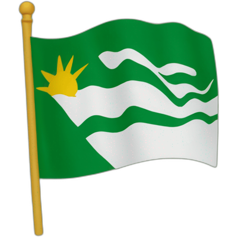 Azad kashmir flag emoji