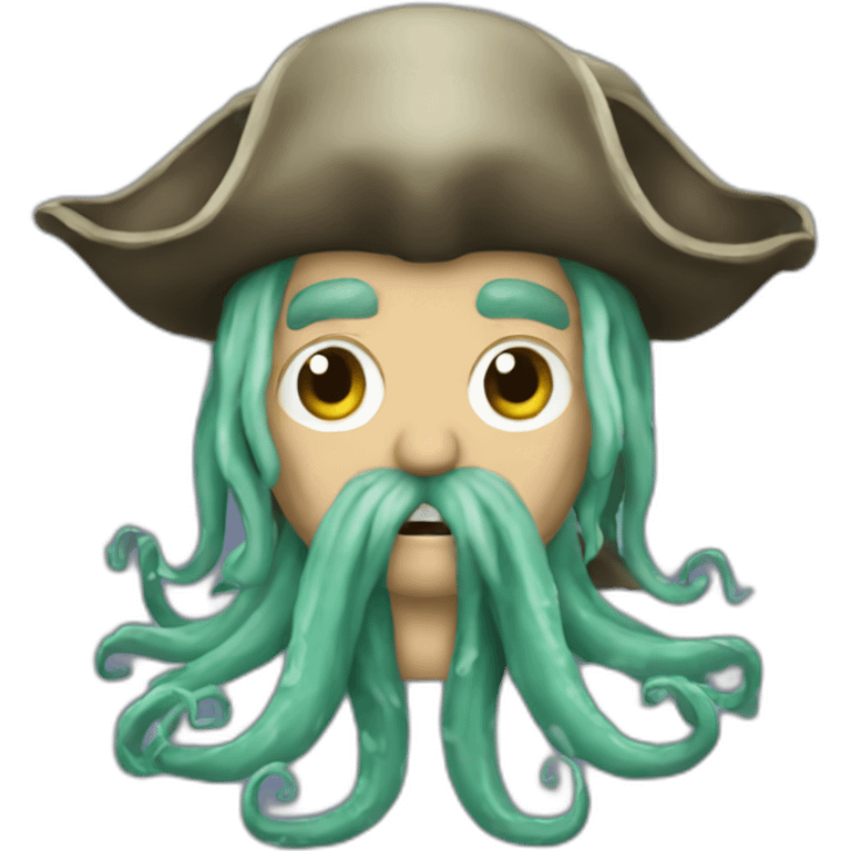 Davy Jones with tentacles emoji