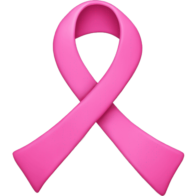 Pink breast cancer ribbon  emoji