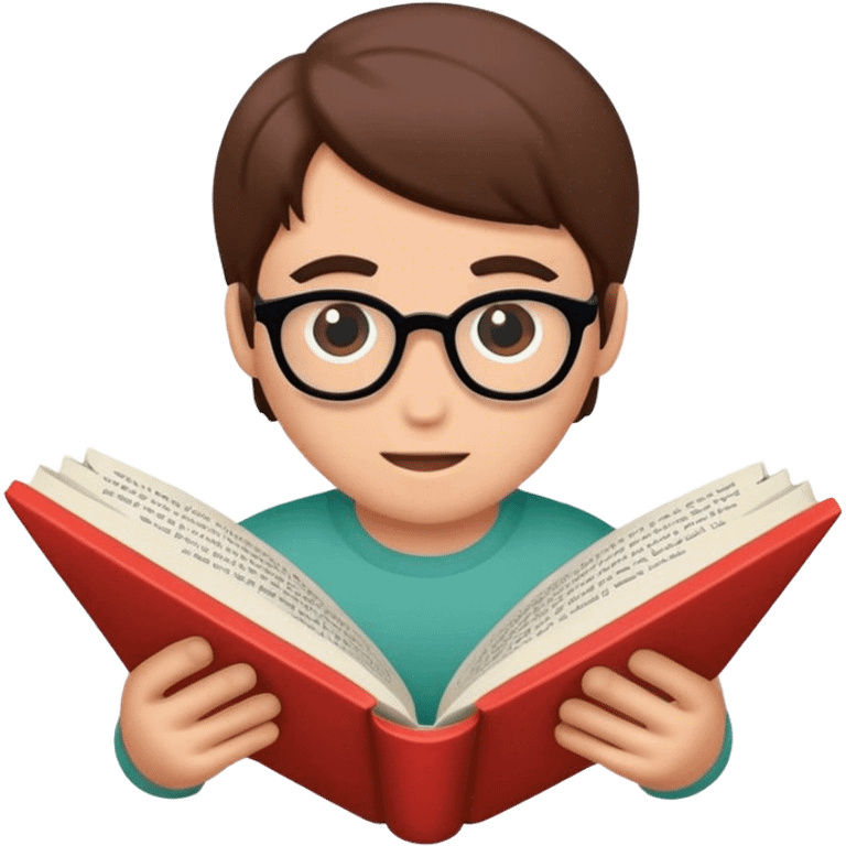 Reading a book emoji