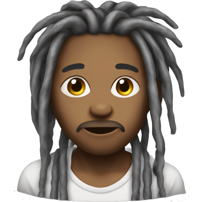 Eat with dreads emoji