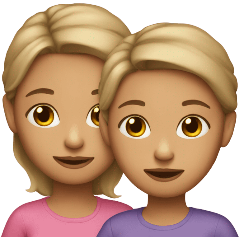 Mother twin girl emoji