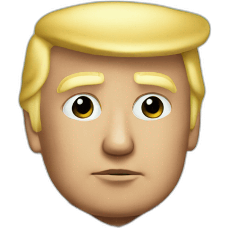 Trump with money emoji