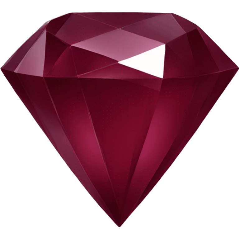 Burgundy diamond  emoji