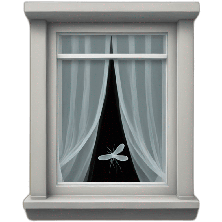 mosquito net on a window emoji