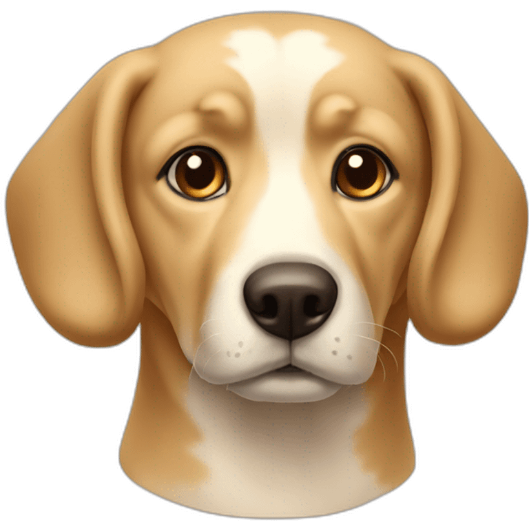 Chien beige emoji