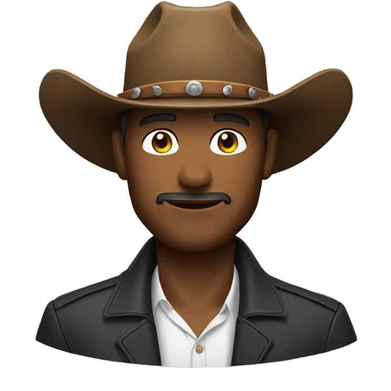 Man wearing cowboy hat  emoji