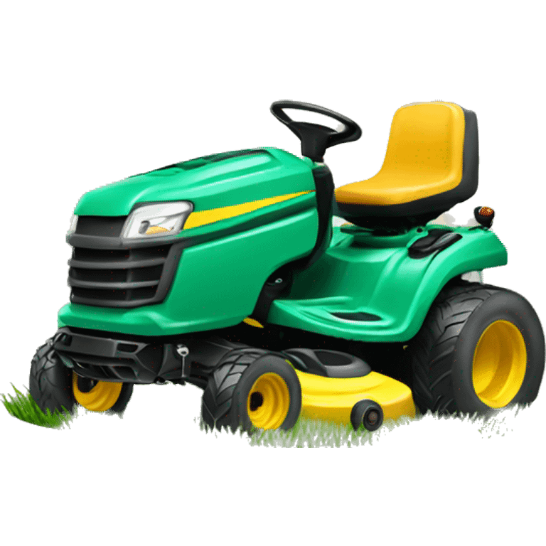 Lawn mower happy birthday  emoji