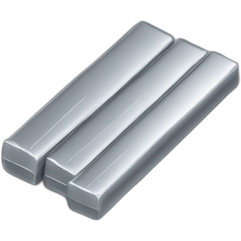 silver bars emoji