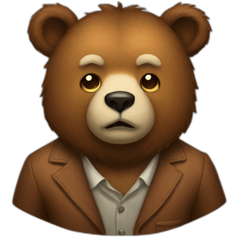 bear suit emoji