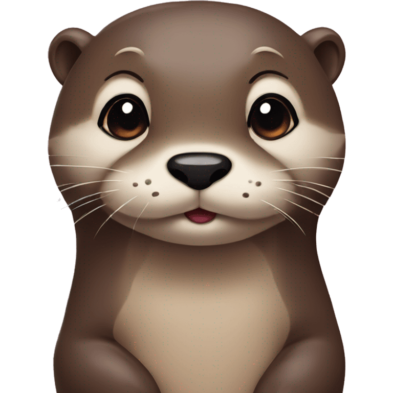 otter with heart eyes emoji