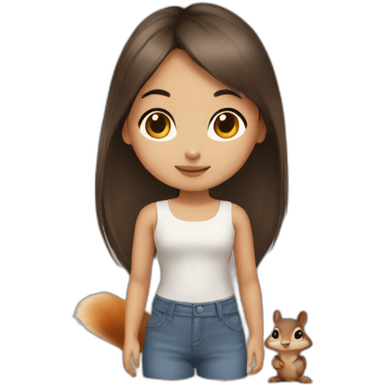 Asianbabygirl-and-squirrel emoji