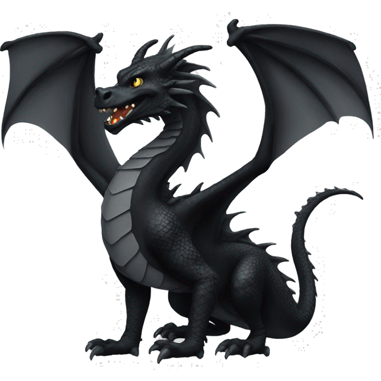 Black dragon emoji