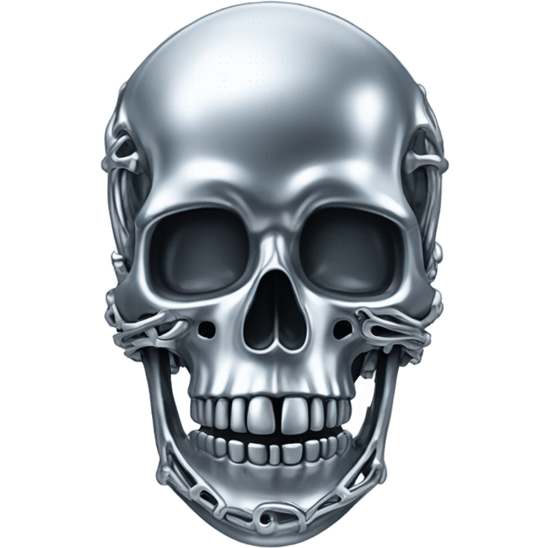 Chrome skeleton  emoji