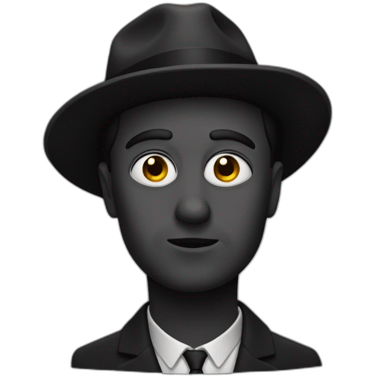 Noir pleurant emoji