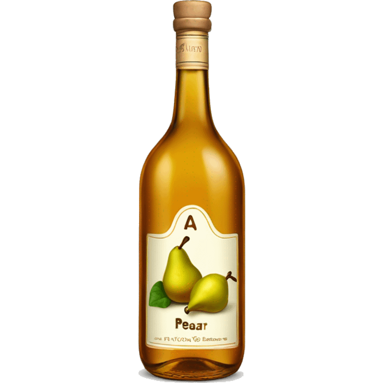 A single bottle of pear brandy emoji