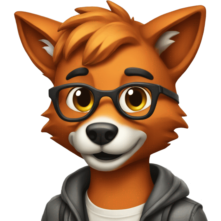 Chemical fox emoji