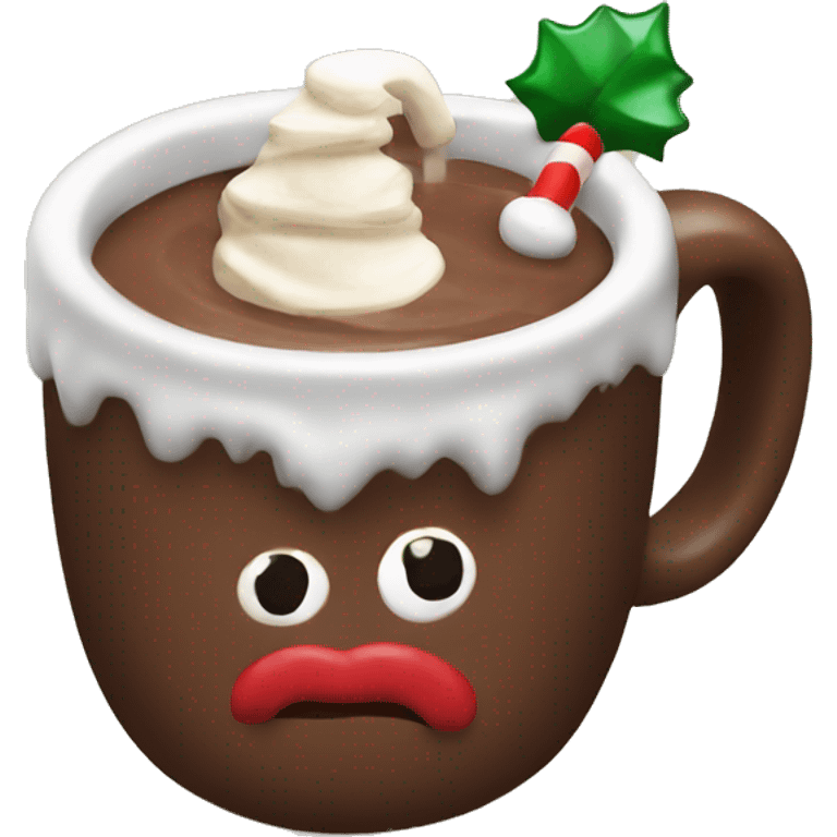 christmas hot chocolate  emoji