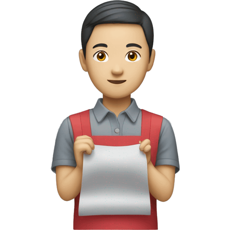 chinese cashier emoji