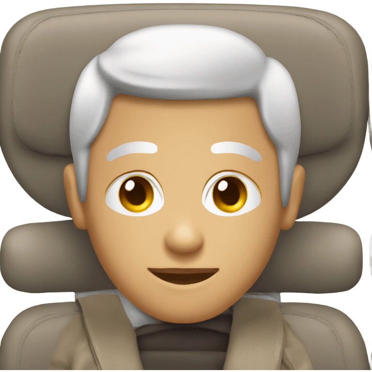 Passenger in first class emoji