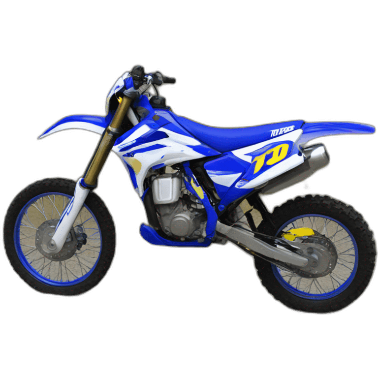 Siège sur une 125 yz emoji