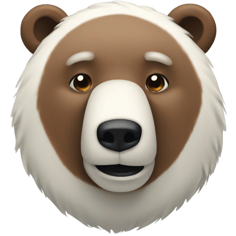 Brown bear polar bear  emoji